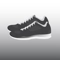 Running shoes for sport or fitness. Isolated vector illustration.